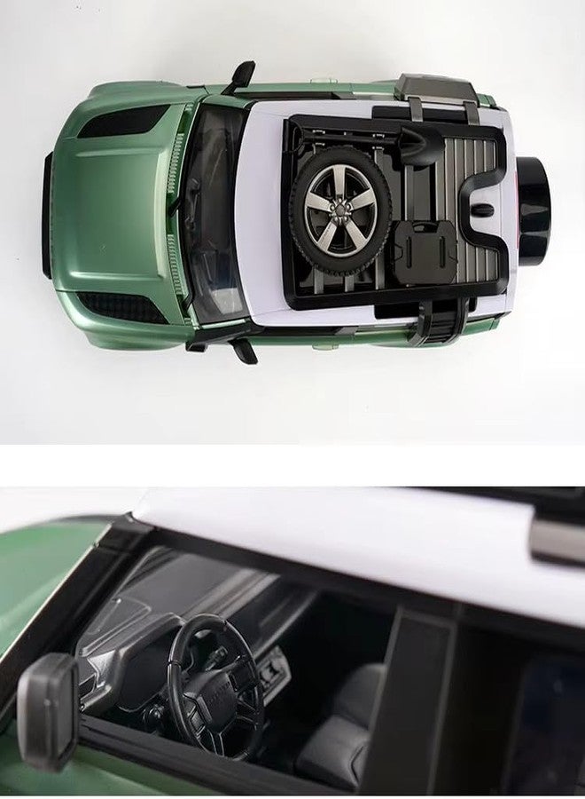 Jack Royal RW 1:12 Scale Land Rover Defender Official Licensed Model Remote Control Toy Car Rechargeable 12Km/h, 2.4Ghz Headlight for Adults Boys Girls (Silver) - Image 4